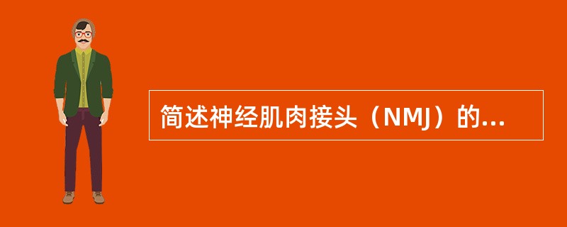 简述神经肌肉接头（NMJ）的神经冲动传递过程。