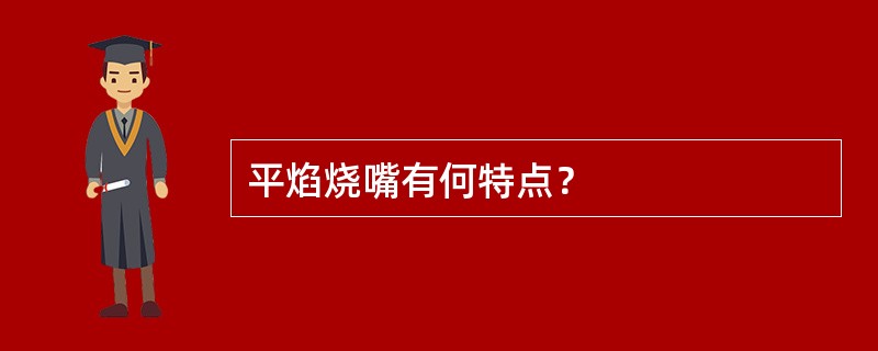 平焰烧嘴有何特点？