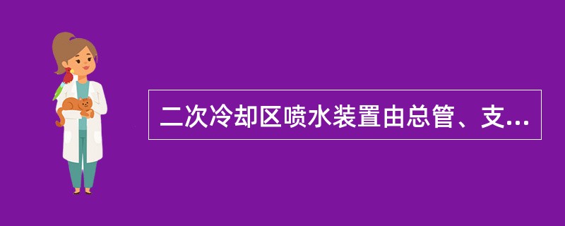 二次冷却区喷水装置由总管、支管和（）等组成。