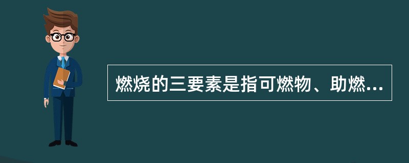 燃烧的三要素是指可燃物、助燃物与点火源。