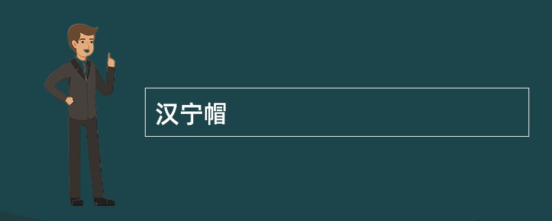 汉宁帽