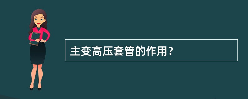 主变高压套管的作用？