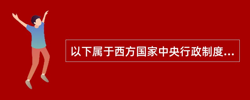 以下属于西方国家中央行政制度的构建原则的有（）