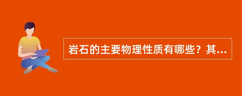 岩石的主要物理性质有哪些？其含义是什么？