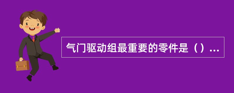 气门驱动组最重要的零件是（），用来驱动和控制各缸气门的开启和关闭。