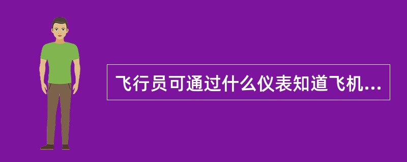 飞行员可通过什么仪表知道飞机偏离ILS航向道和下滑道的情况（）.