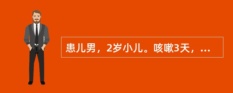 患儿男，2岁小儿。咳嗽3天，体温38℃，双肺有干性及不固定湿啰音，其诊断应首先考