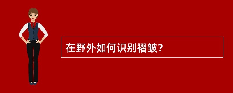 在野外如何识别褶皱？