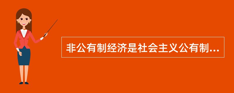 非公有制经济是社会主义公有制经济的补充。