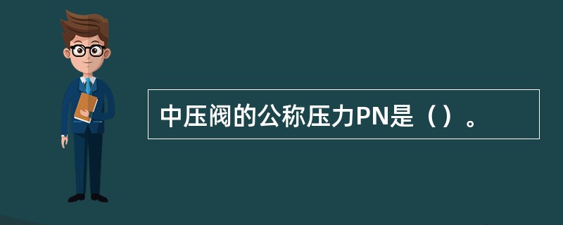 中压阀的公称压力PN是（）。