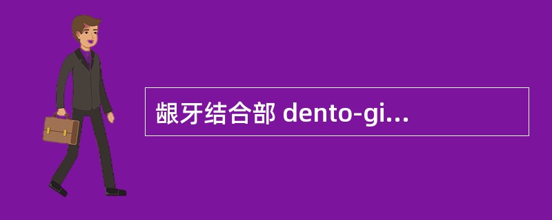 龈牙结合部 dento-gingivaljunction