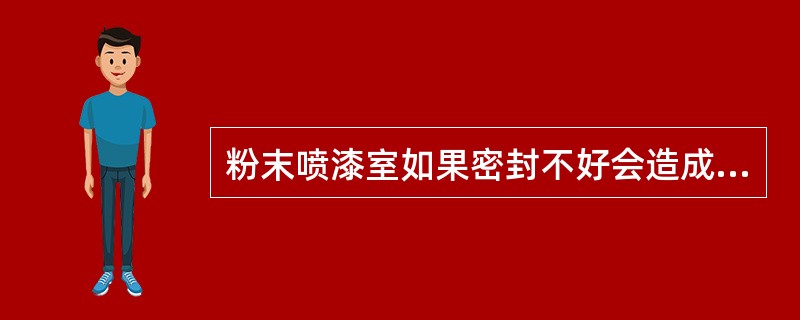 粉末喷漆室如果密封不好会造成严重的粉尘污染。