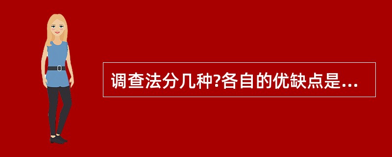 调查法分几种?各自的优缺点是什么?