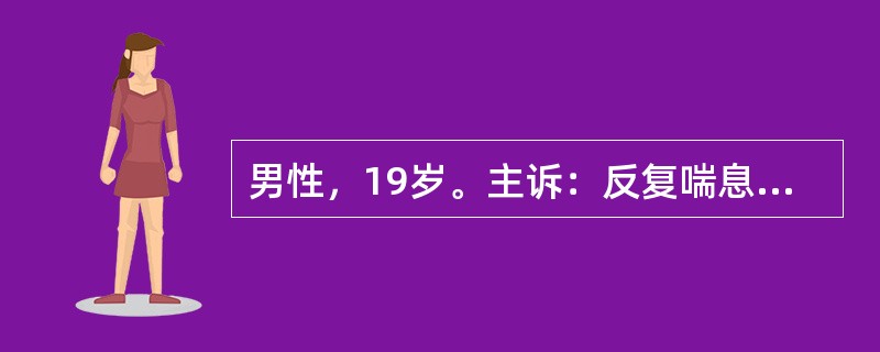 男性，19岁。主诉：反复喘息、胸闷14年，加重2天就诊。请针对该案例，说明问诊内