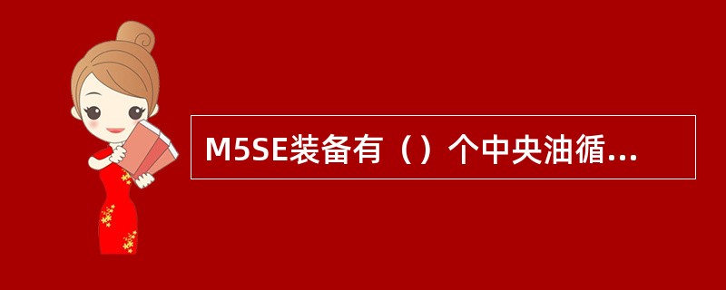 M5SE装备有（）个中央油循环系统。