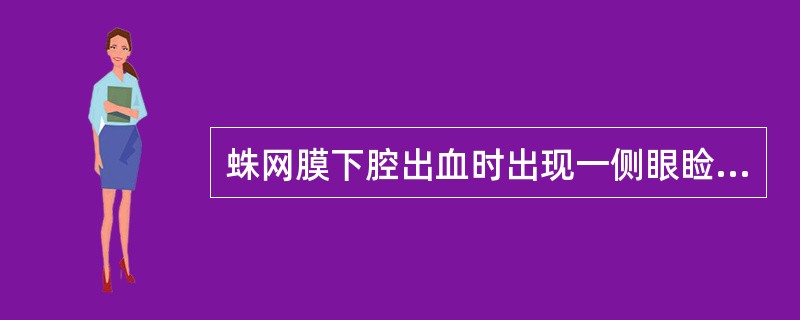 蛛网膜下腔出血时出现一侧眼睑下垂，动脉瘤的部位可能在（）。