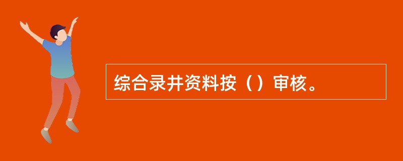 综合录井资料按（）审核。