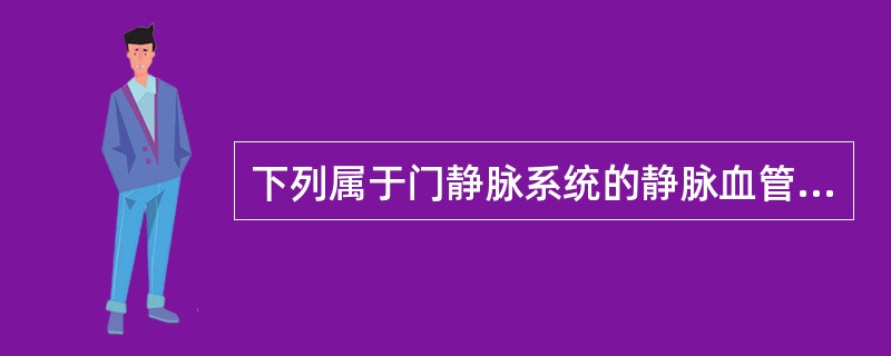 下列属于门静脉系统的静脉血管是（）