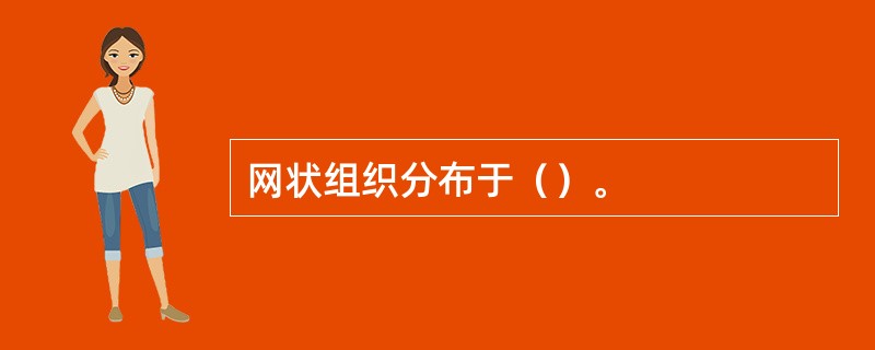 网状组织分布于（）。