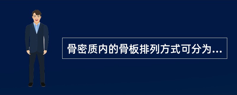 骨密质内的骨板排列方式可分为（）。