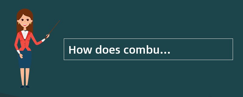 How does combustion air enter the cylind
