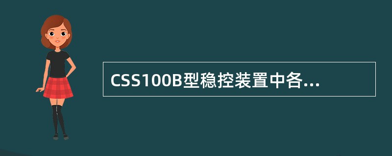 CSS100B型稳控装置中各CPU对应哪些元件？