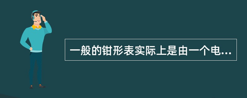 一般的钳形表实际上是由一个电流互感器和一个交流（）的组合体。