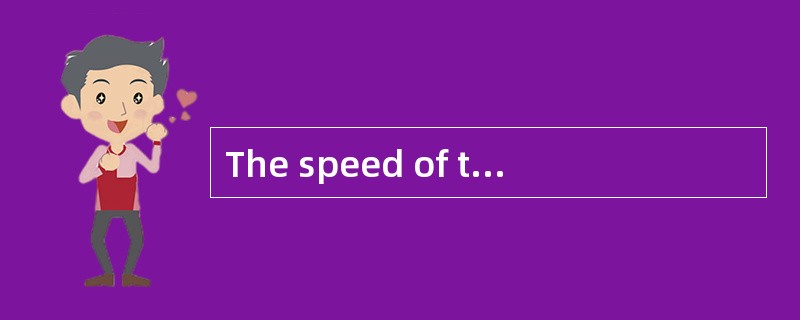 The speed of the camshaft in a two-strok