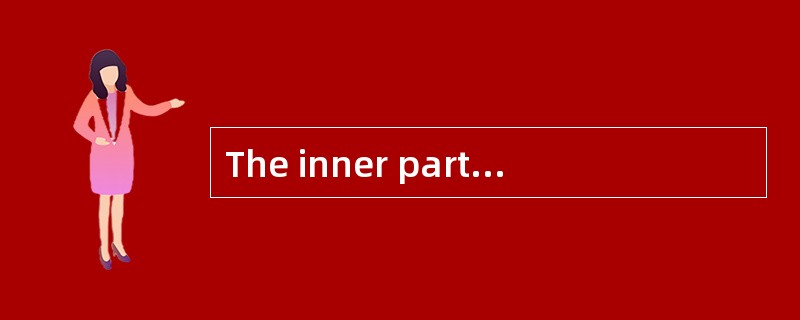 The inner part of the condenser should b