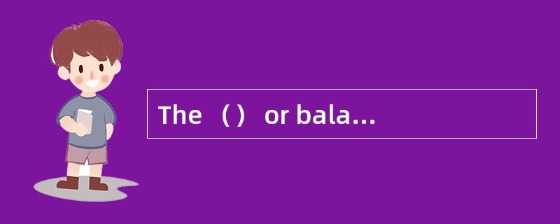 The （） or balance tank collects the re-c