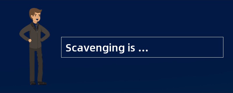 Scavenging is （） of exhaust gases by blo