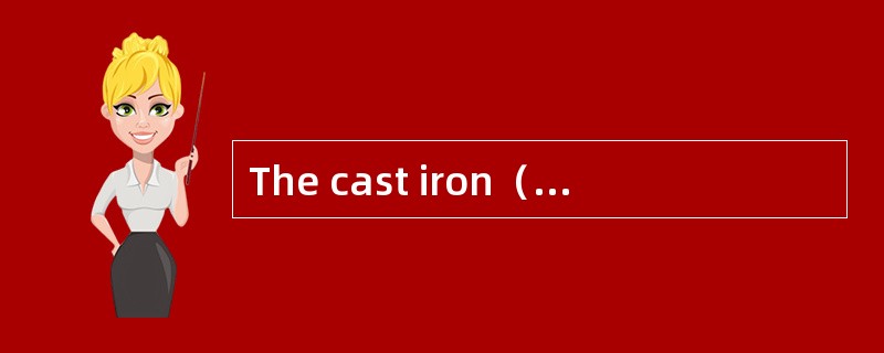 The cast iron（）for the cross-head are at