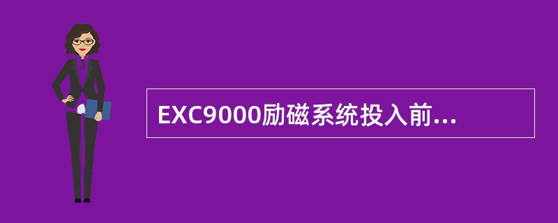 EXC9000励磁系统投入前的检查项目有哪些？