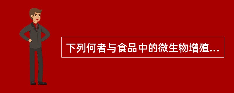 下列何者与食品中的微生物增殖没有太多关系（）