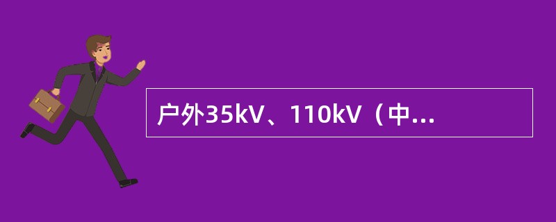 户外35kV、110kV（中性点接地系统）、220kV高压配电装置场所的行车通道