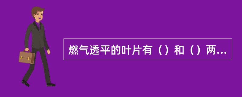 燃气透平的叶片有（）和（）两种。