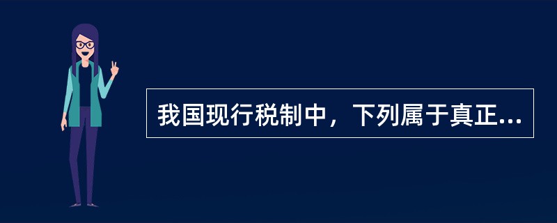 我国现行税制中，下列属于真正意义上的地方税种的是（）。