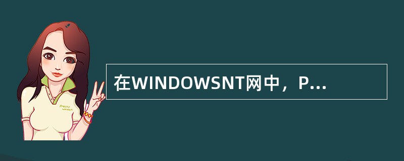 在WINDOWSNT网中，PDC是指（）。