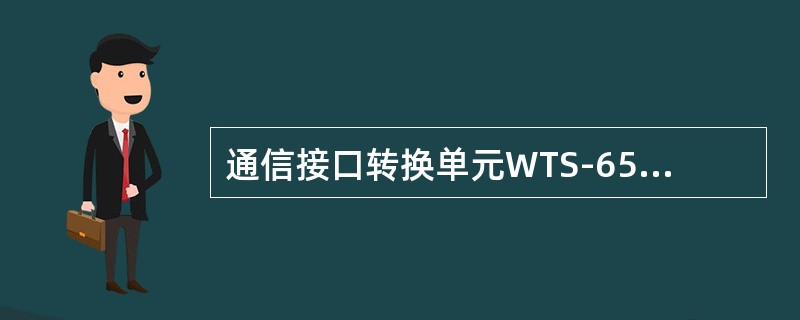 通信接口转换单元WTS-65的主要功能是（）。