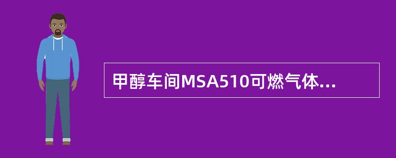 甲醇车间MSA510可燃气体检测报警仪主要由（）组成。