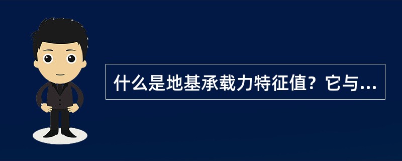 什么是地基承载力特征值？它与抗剪强度有无关系？