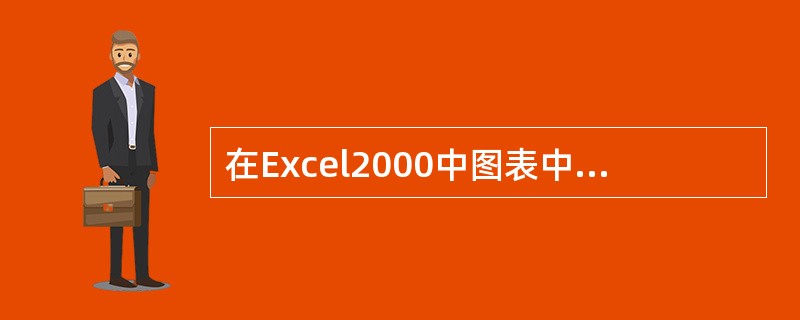 在Excel2000中图表中的大多数图表项（）。