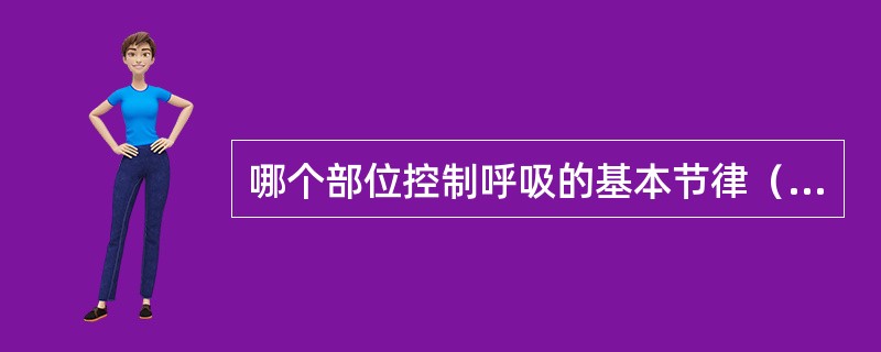 哪个部位控制呼吸的基本节律（）。