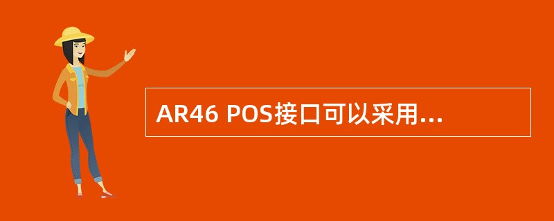 AR46 POS接口可以采用哪种链路协议是支持子接口：（）