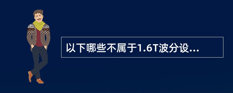 以下哪些不属于1.6T波分设备机盘（）。