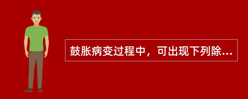 鼓胀病变过程中，可出现下列除哪项以外的病证（）