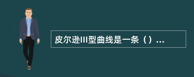 皮尔逊III型曲线是一条（）单峰曲线。
