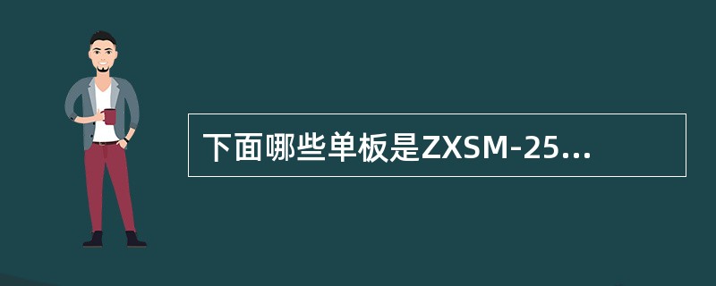 下面哪些单板是ZXSM-2500C的：（）。