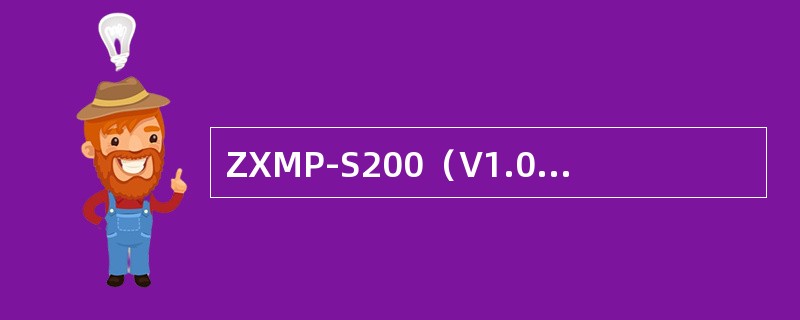 ZXMP-S200（V1.0）系统面板表示为“41”和“42”的光接口支持（）.