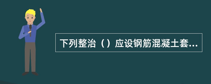 下列整治（）应设钢筋混凝土套箍后压浆。